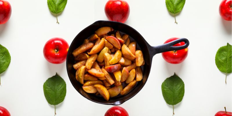 Receita básica e deliciosa, perfeita para aproveitar os benefícios da maçã e da canela para a saúde intestinal.