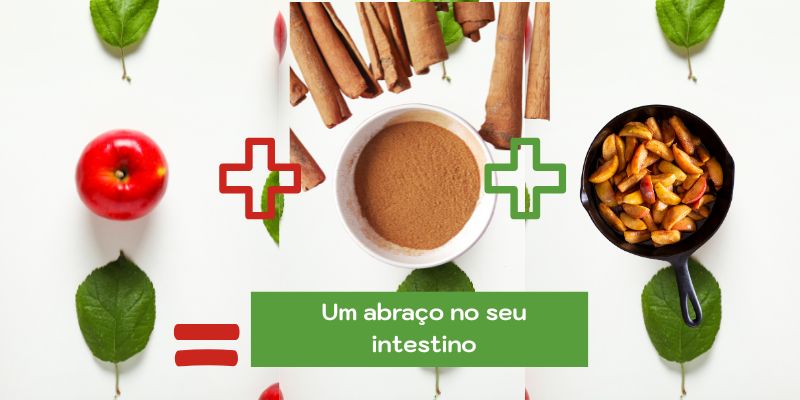 Quem resiste ao aroma reconfortante de maçã cozida com canela? Além de ser uma sobremesa ou lanche incrivelmente saboroso, essa combinação traz benefícios poderosos para a saúde do seu intestino!