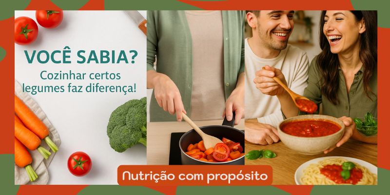 O cozimento de algns legumes, em determinadas situações, pode ser um aliado importante para potencializar os benefícios dos alimentos.
