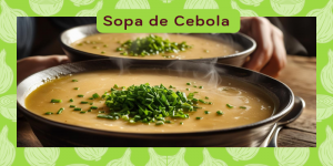 Em dias mais frios ou para uma refeição leve e nutritiva uma sopa de cebola é perfeita Ideal para aquecer o corpo! Uma opção leve, saborosa e cheia de benefícios para sua saúde. É a prova de que comer bem pode ser delicioso e prazeroso.