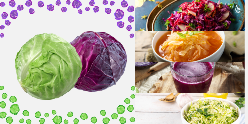 a melhor estratégia é consumir os dois tipos de repolho, pois a diversidade é a chave para uma dieta nutricionalmente completa